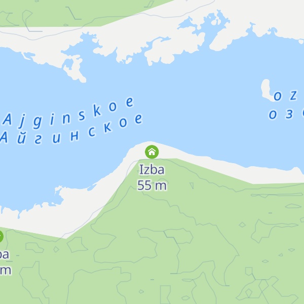 Map of Izba