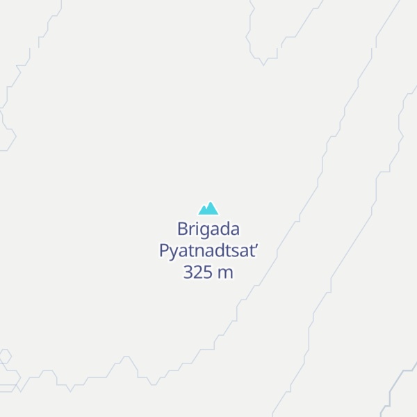 Map of Brigada Pyatnadtsat’