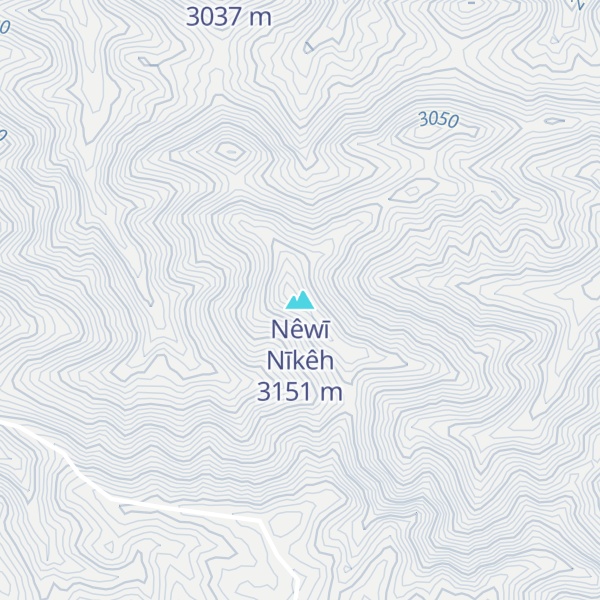 Map of Nêwī Nīkêh