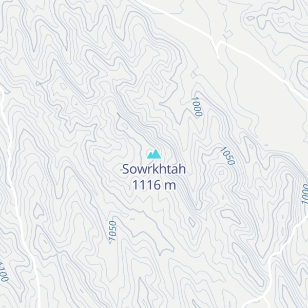 Map of Sowrkhtah