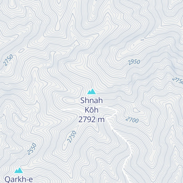 Map of Shnah Kōh