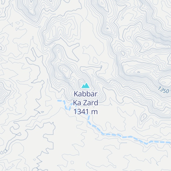 Map of Kabbar Ka Zard
