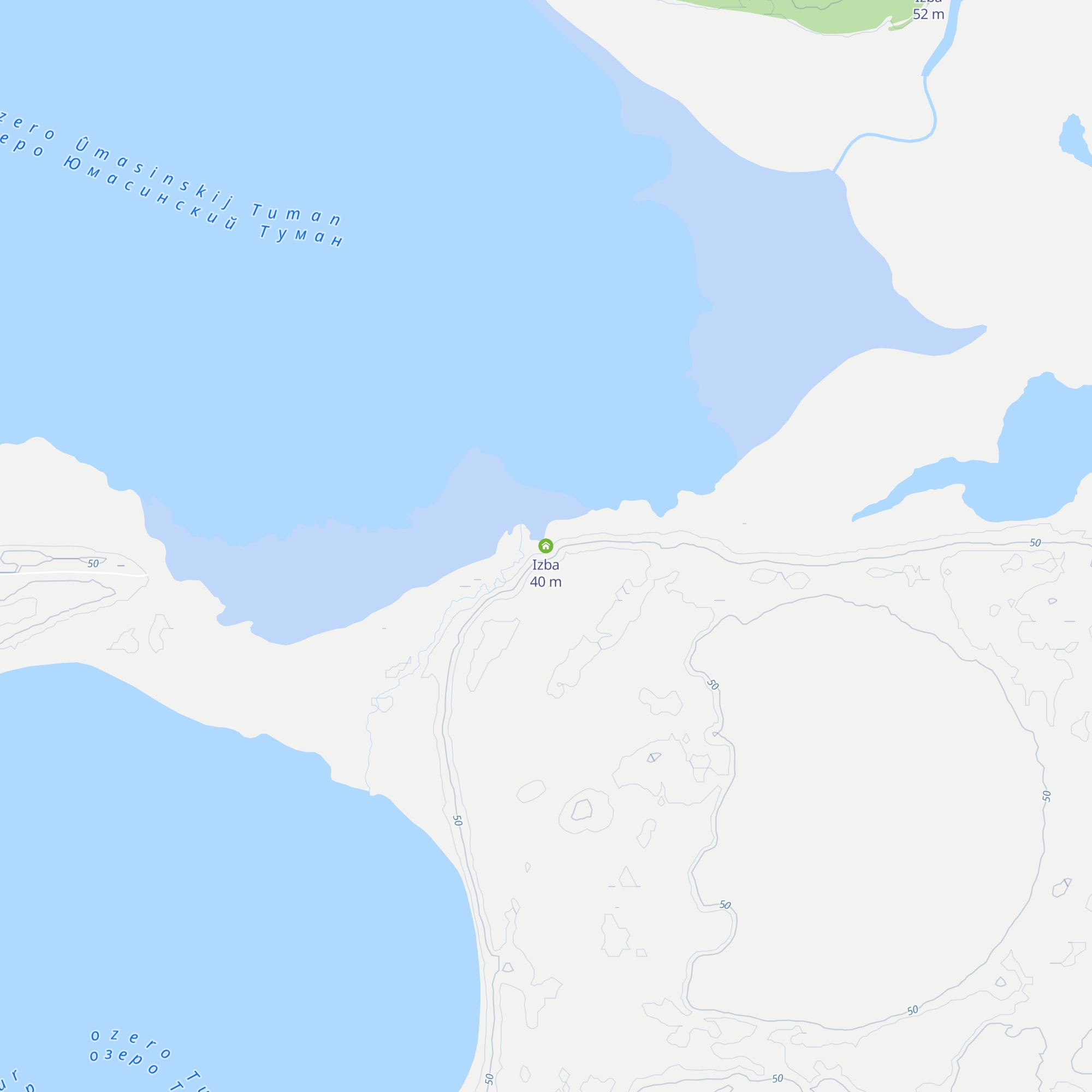 Izba map