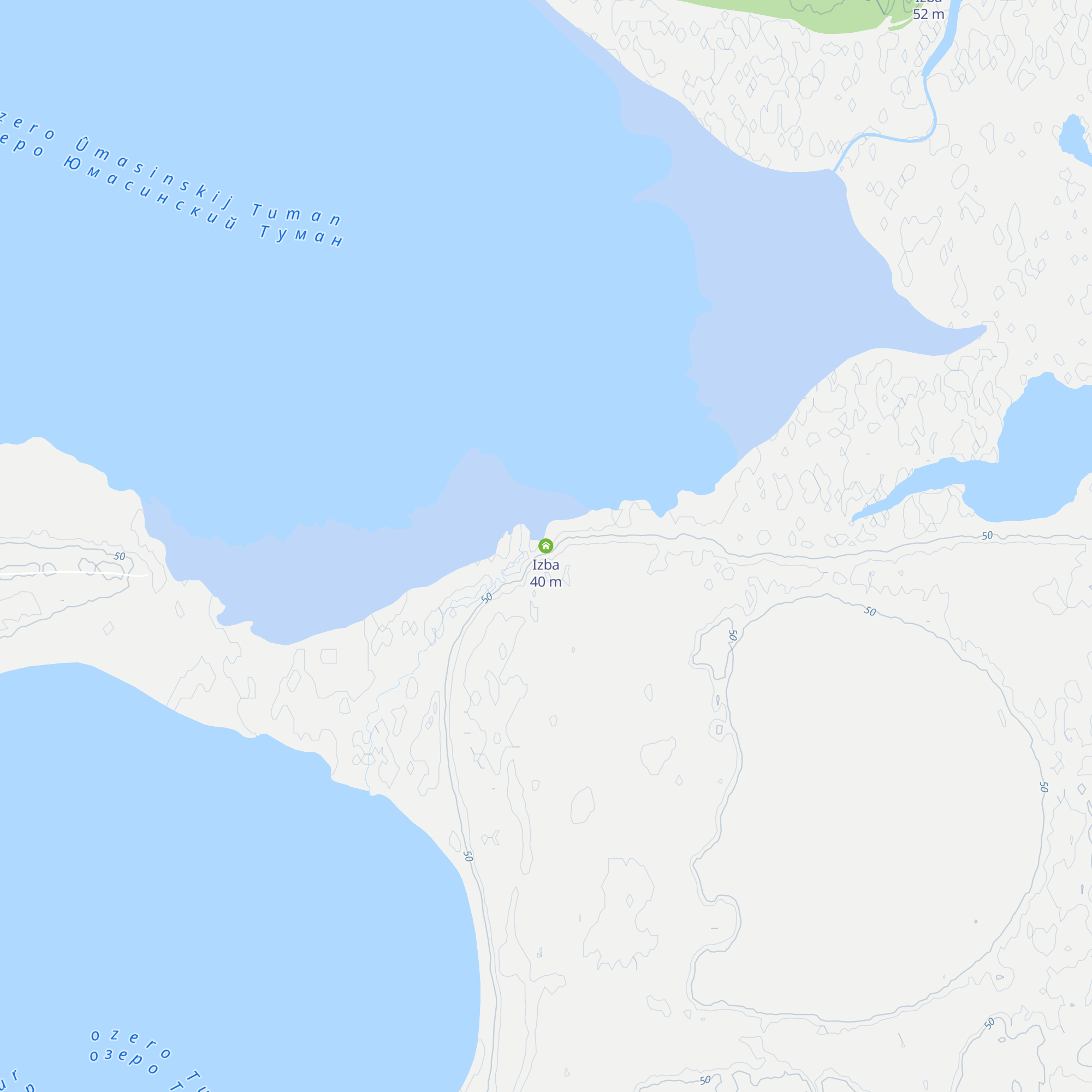 Izba map