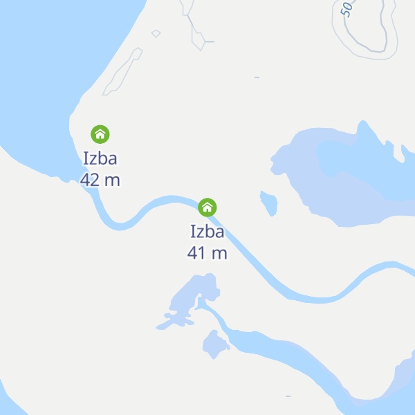 Map of Izba