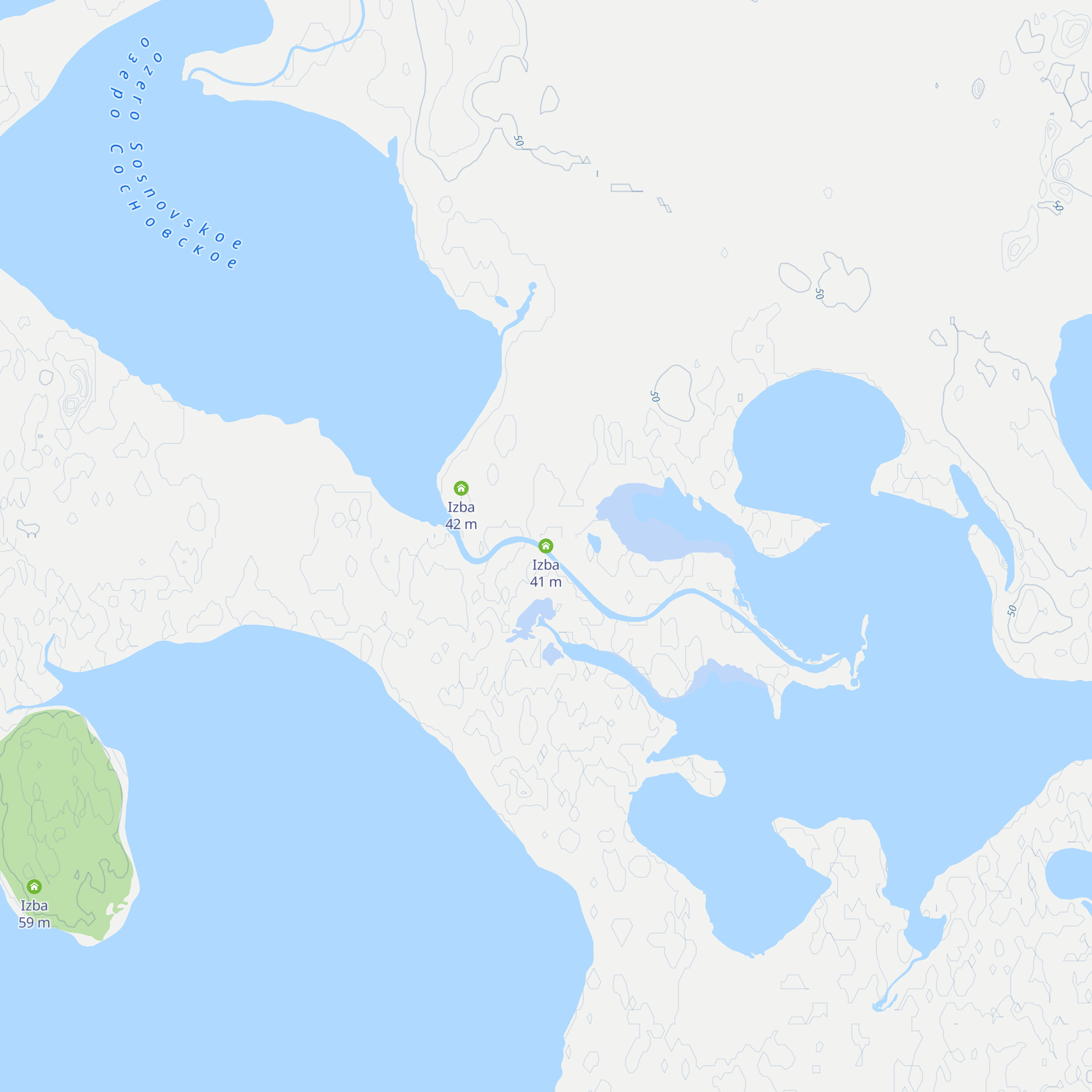 Izba map