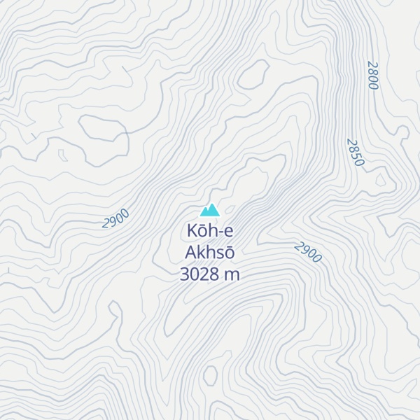 Map of Kōh-e Akhsō