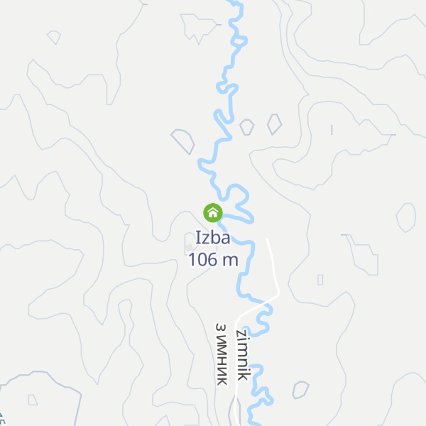 Map of Izba