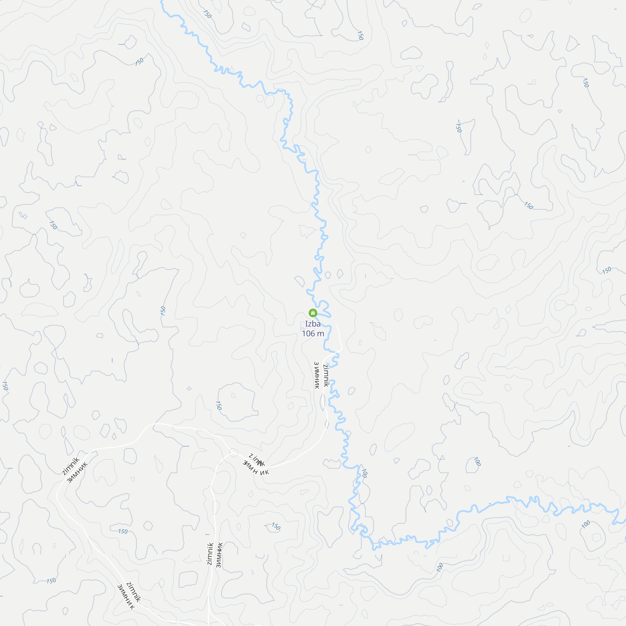 Izba map