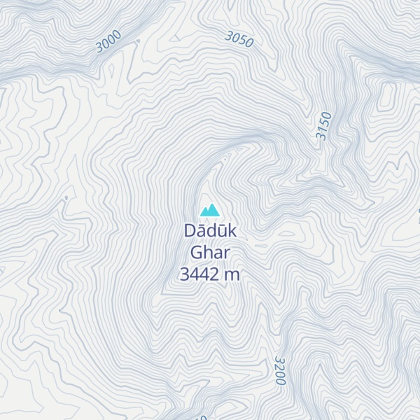 Map of Dādūk Ghar