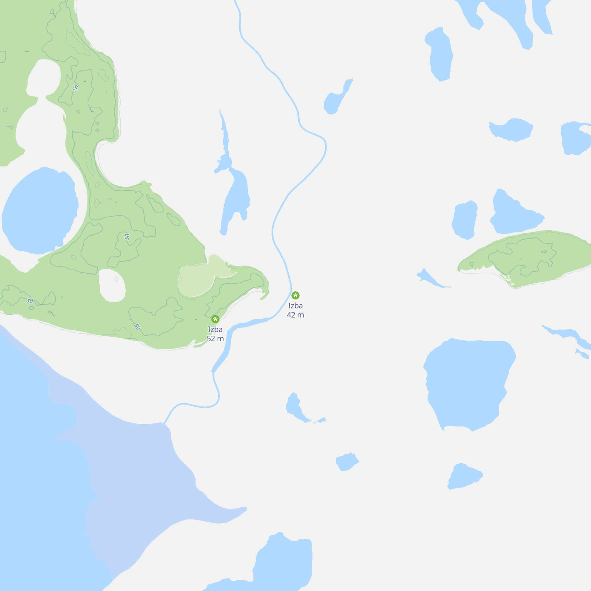 Izba map