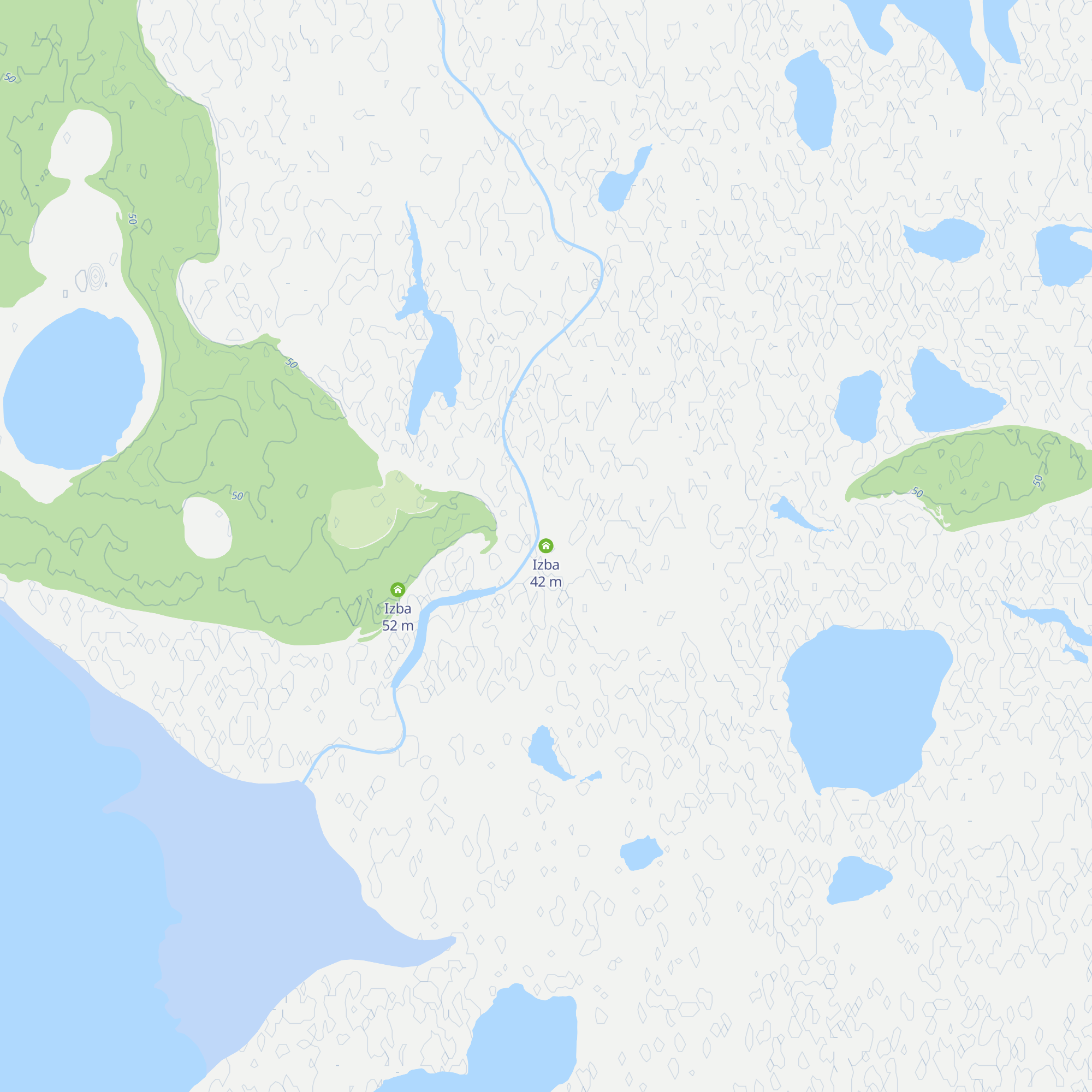 Izba map