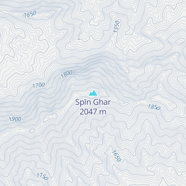 Map of Spīn Ghar
