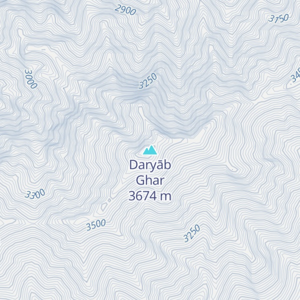 Map of Daryāb Ghar