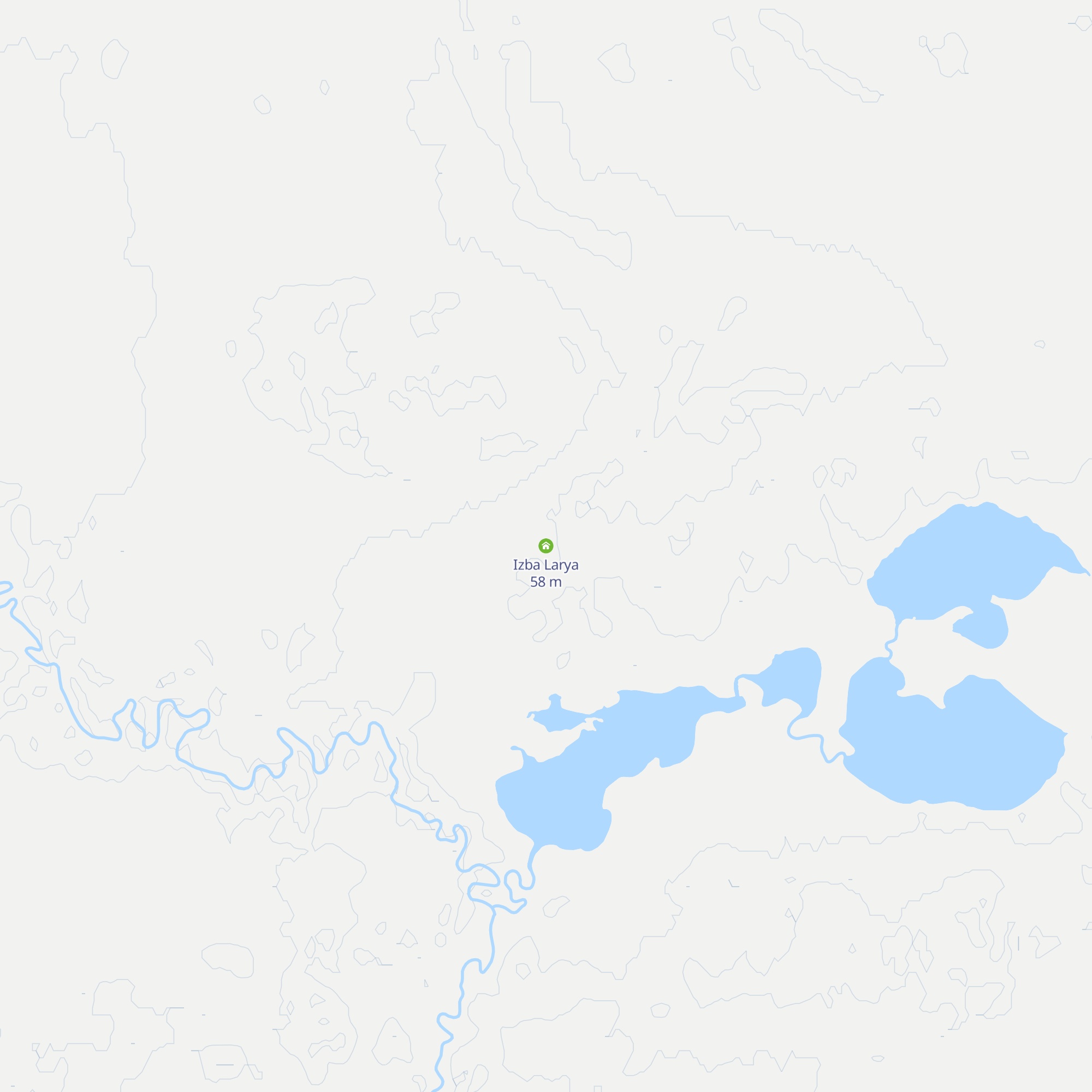 Izba Larya map