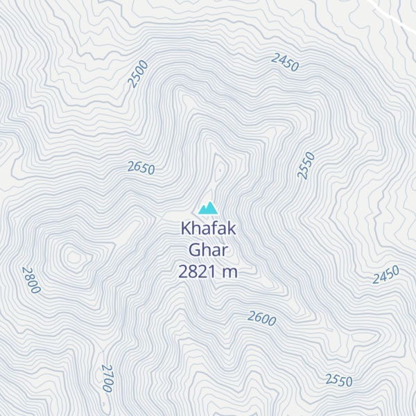 Map of Khafak Ghar