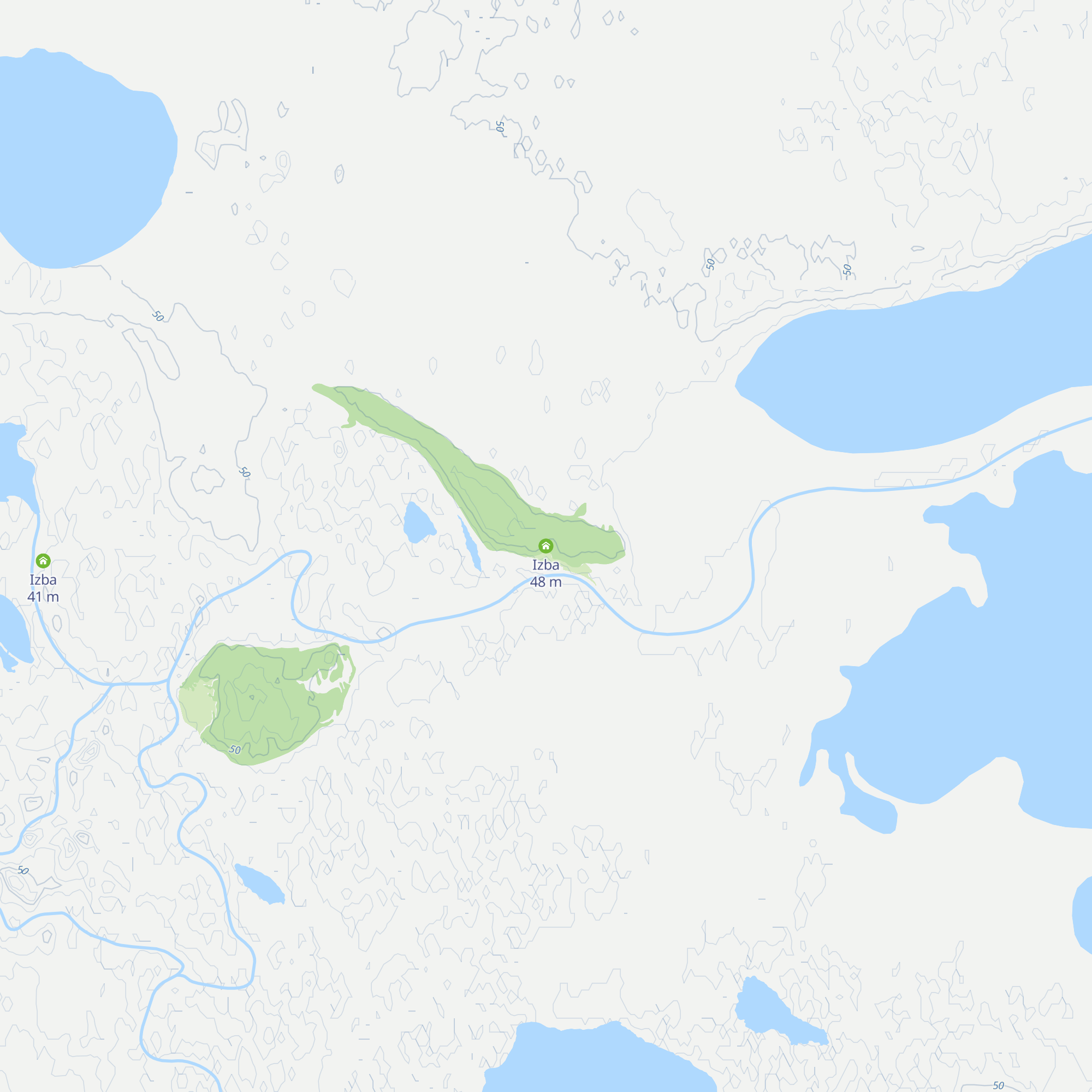 Izba map