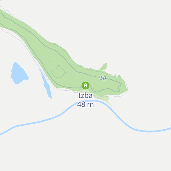 Map of Izba