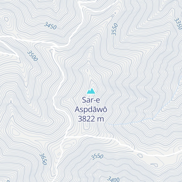 Map of Sar-e Aspdāwō