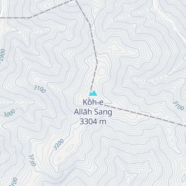 Map of Kōh-e Allāh Sang