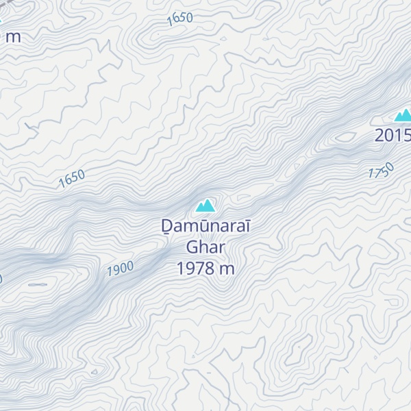 Map of Ḏamūnaraī Ghar