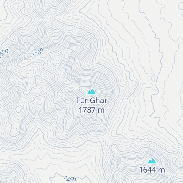 Map of Tūṟ Ghar
