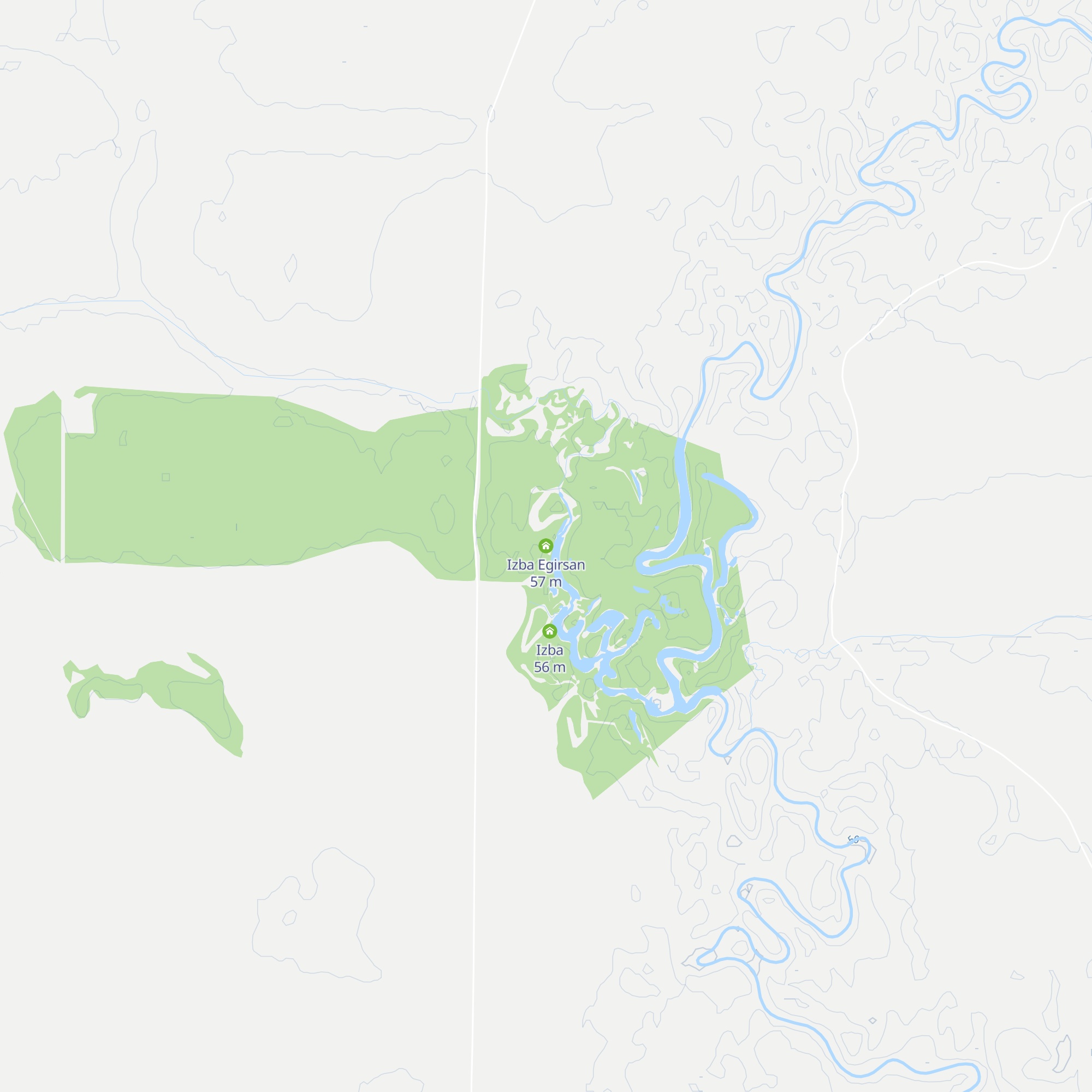 Izba Egirsan map