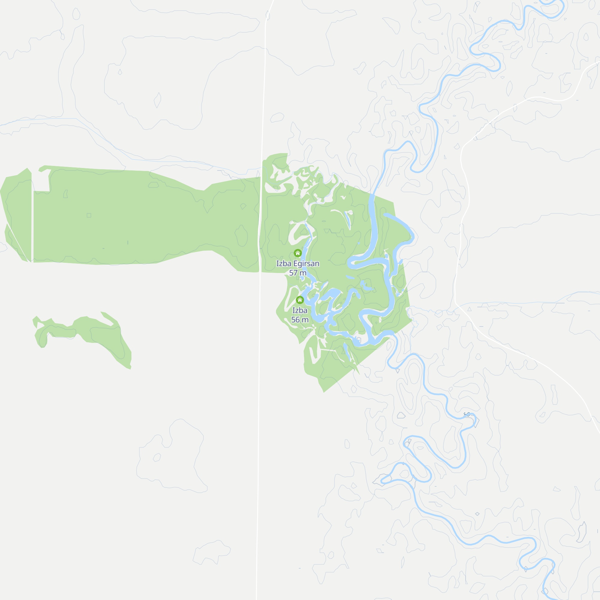 Izba map