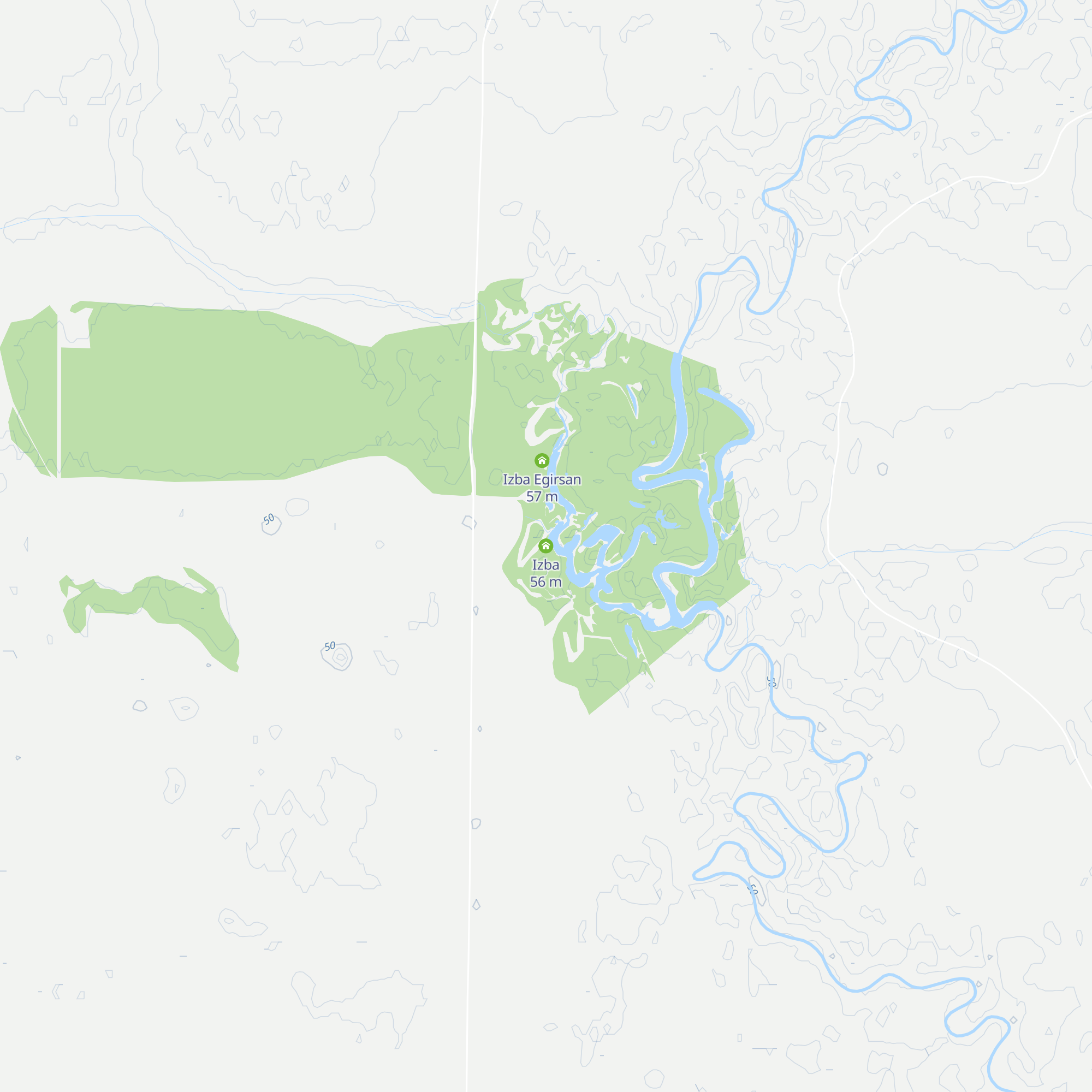 Izba map