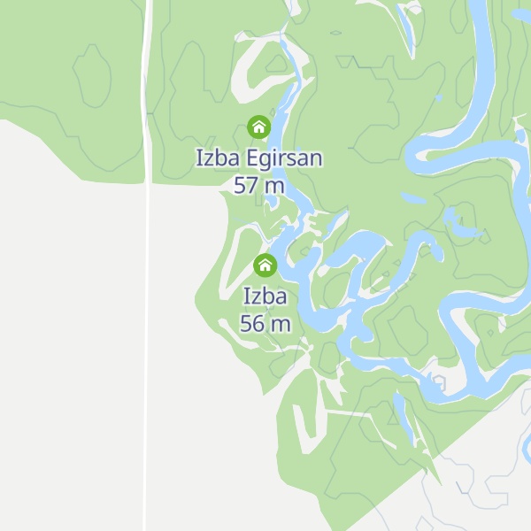 Map of Izba