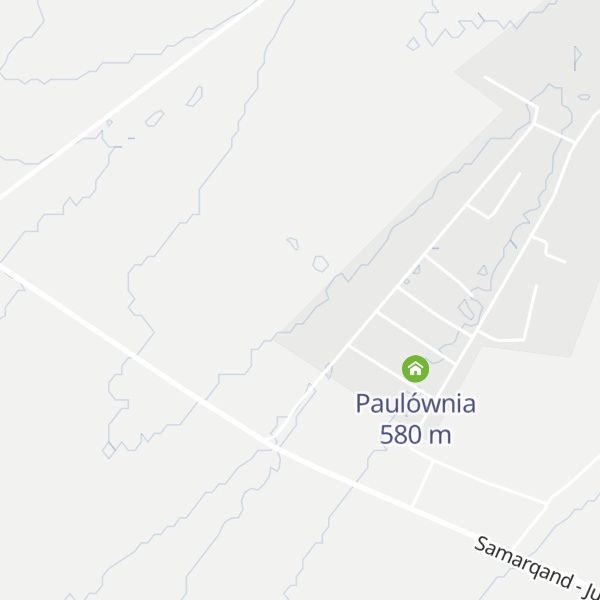 Map of Paulównia