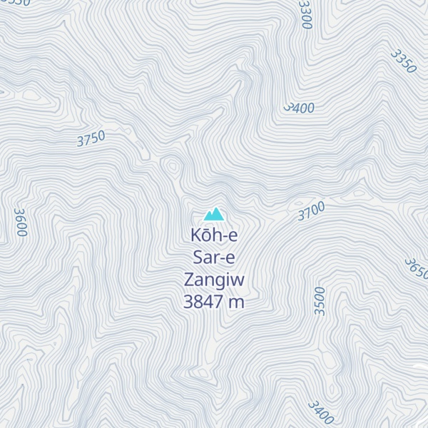 Map of Kōh-e Sar-e Zangiw