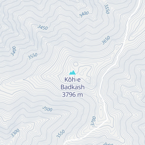 Map of Kōh-e Badkash