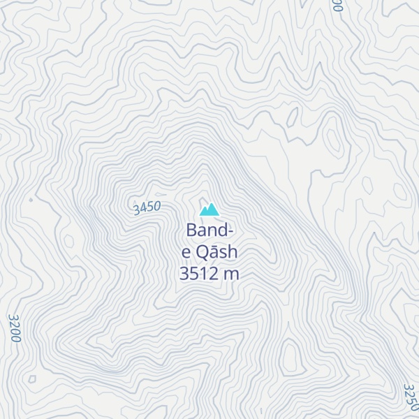 Map of Band-e Qāsh