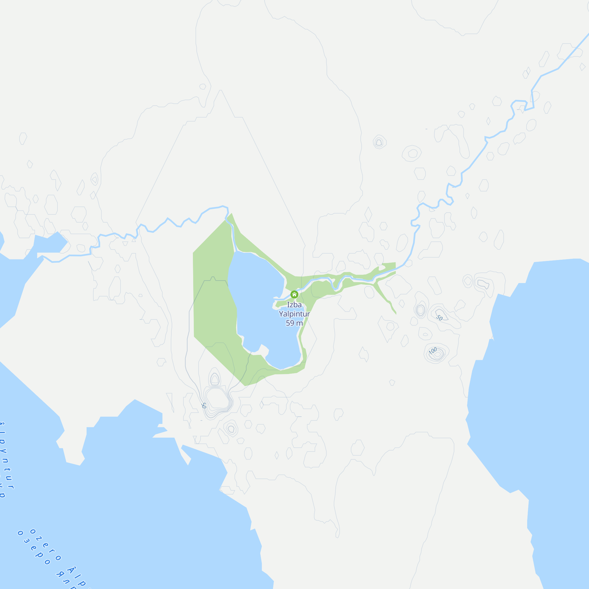 Izba Yalpintur map