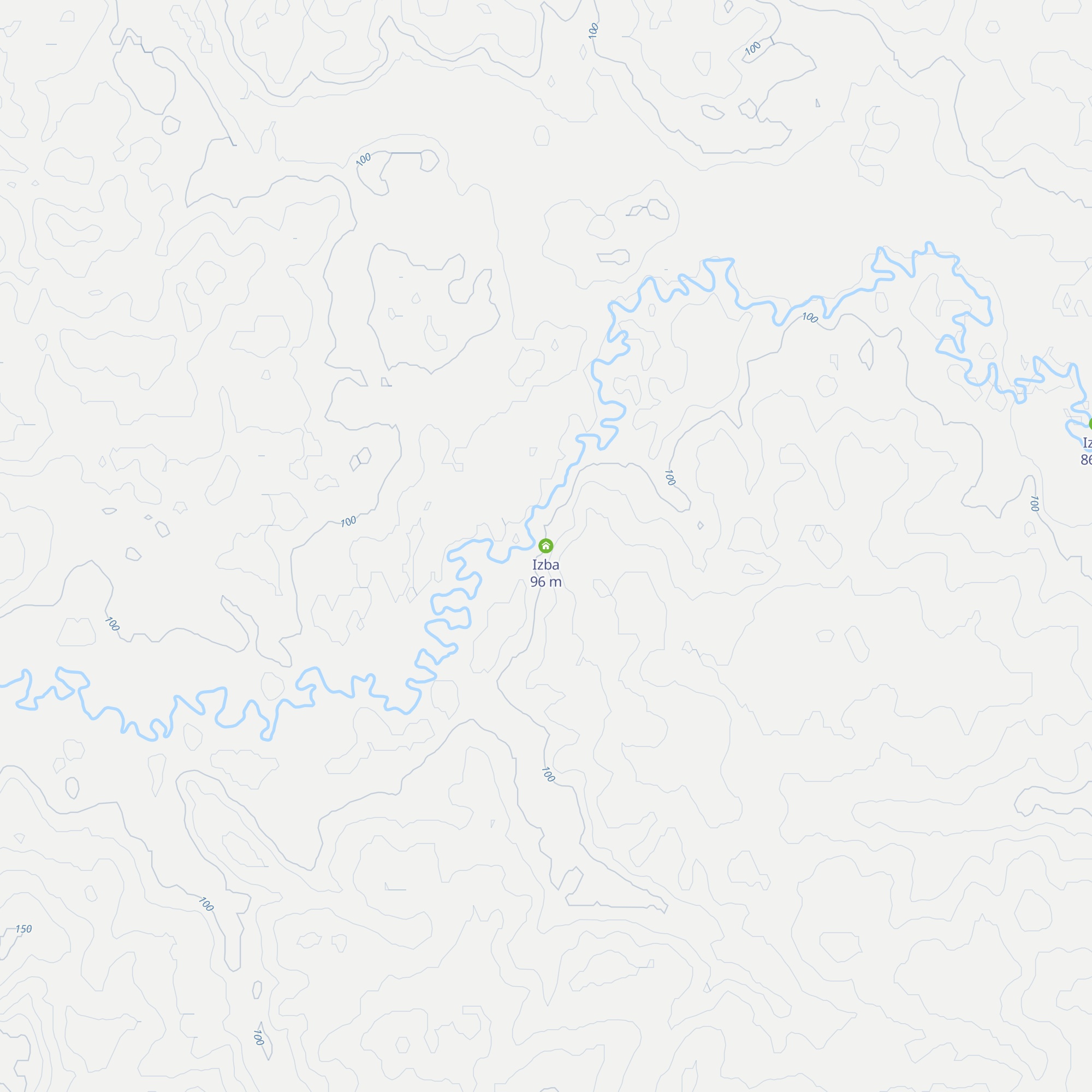 Izba map