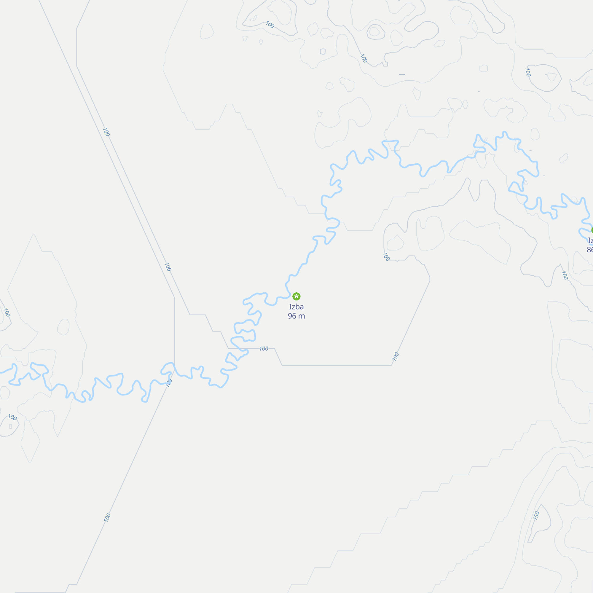 Izba map