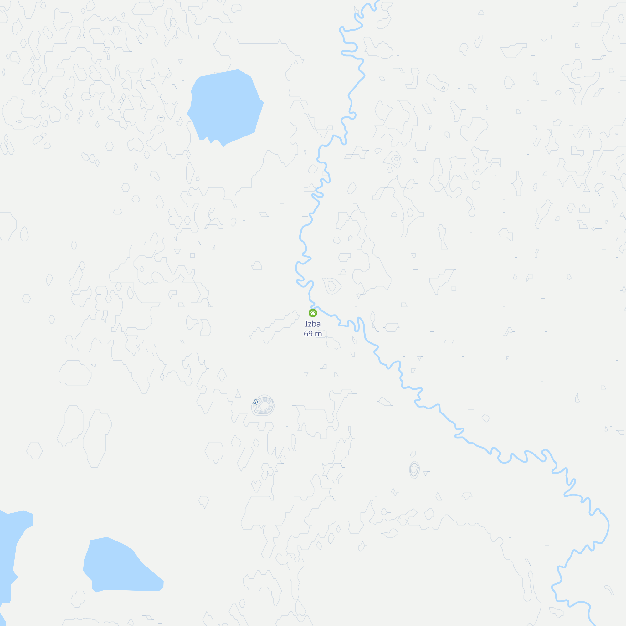 Izba map