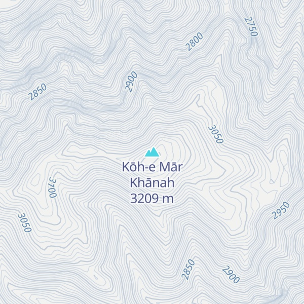 Map of Kōh-e Mār Khānah