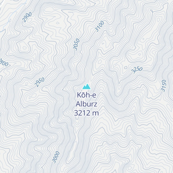 Map of Kōh-e Alburz