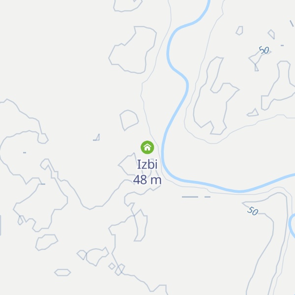 Map of Izbi