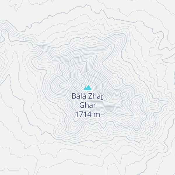 Map of Bālā Zhaṟ Ghar