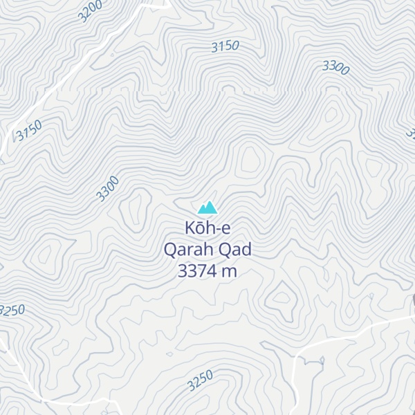 Map of Kōh-e Qarah Qad
