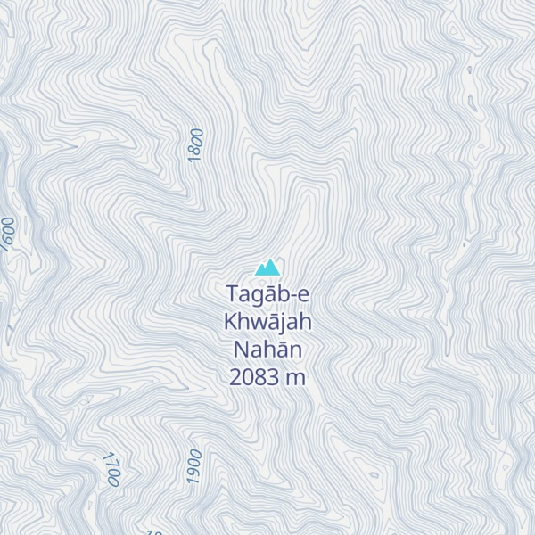 Map of Tagāb-e Khwājah Nahān