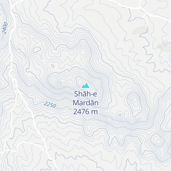 Map of Shāh-e Mardān