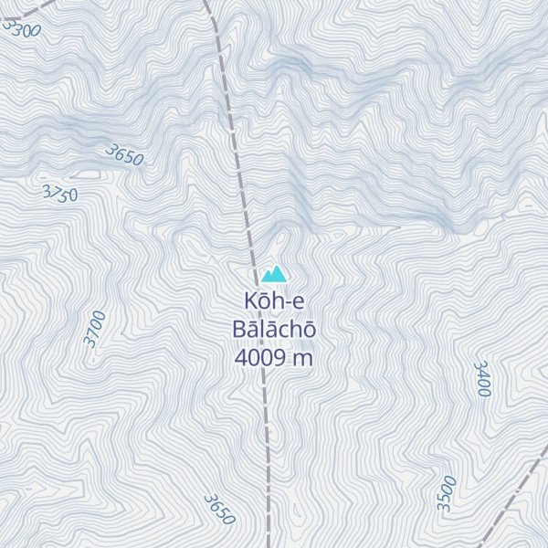 Map of Kōh-e Bālāchō