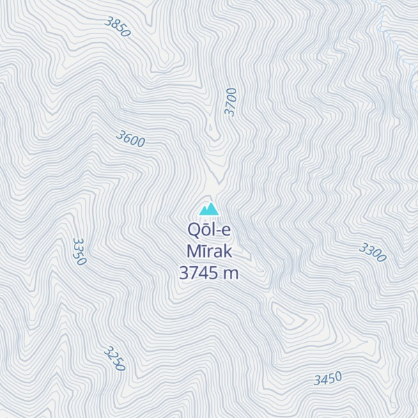 Map of Qōl-e Mīrak
