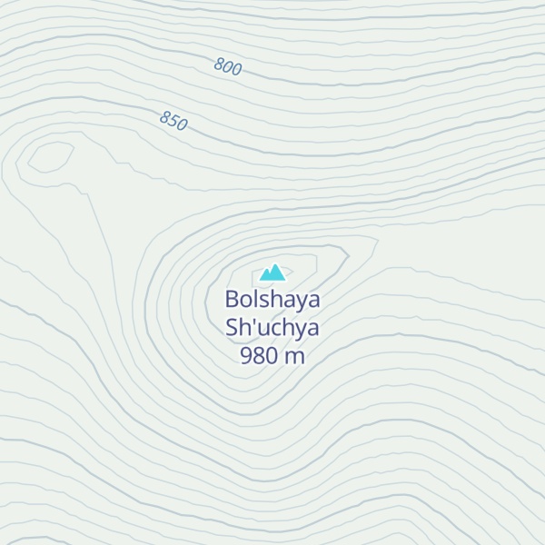 Map of Bolshaya Sh'uchya