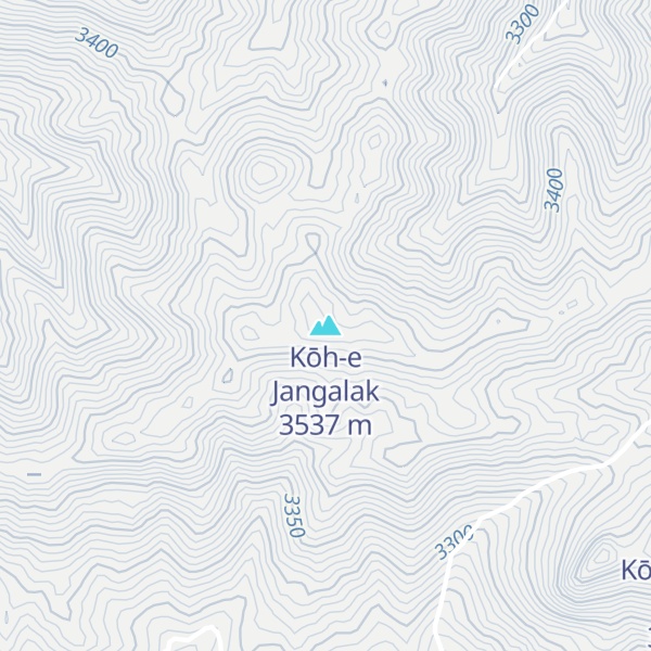 Map of Kōh-e Jangalak