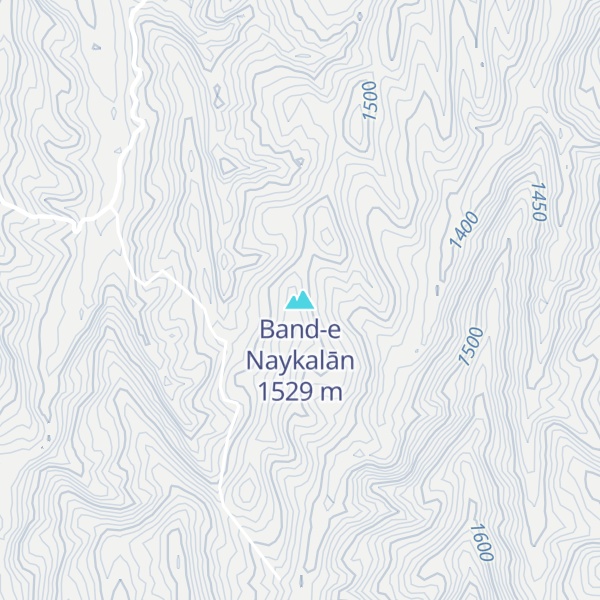 Map of Band-e Naykalān